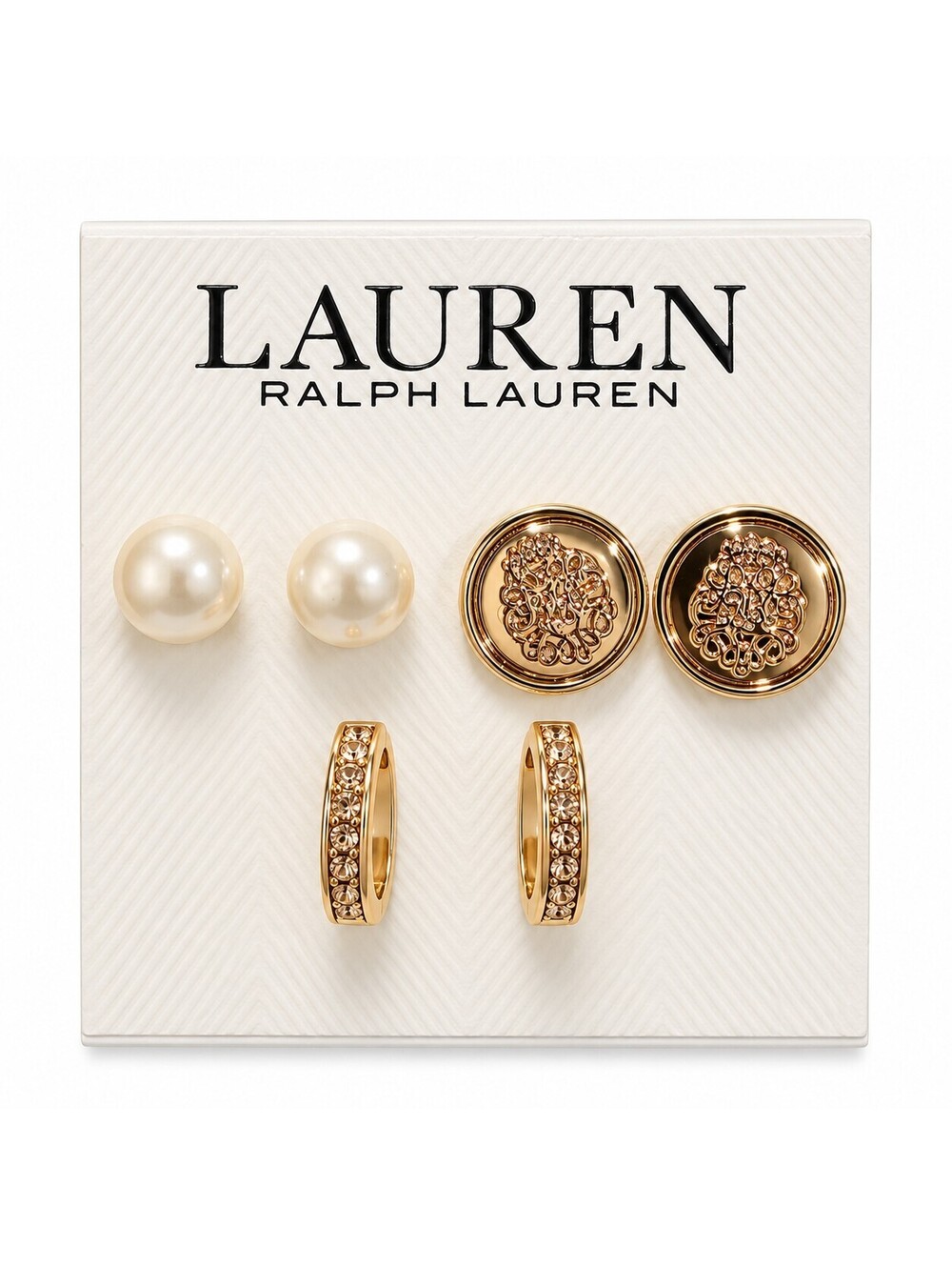 Ralph Lauren Gold Tone Studs